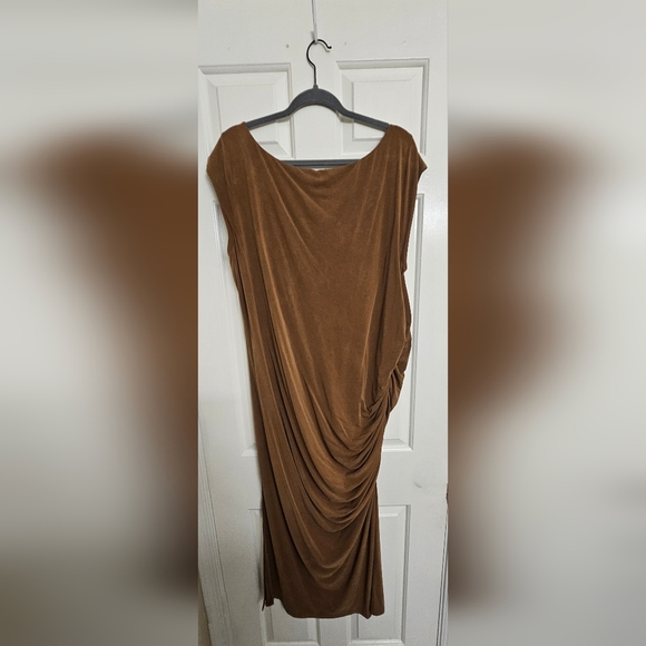 Universal Standard Iconic Geneva Dress – Elevated Modal Edition (Camel, Size M) - Picture 2 of 3